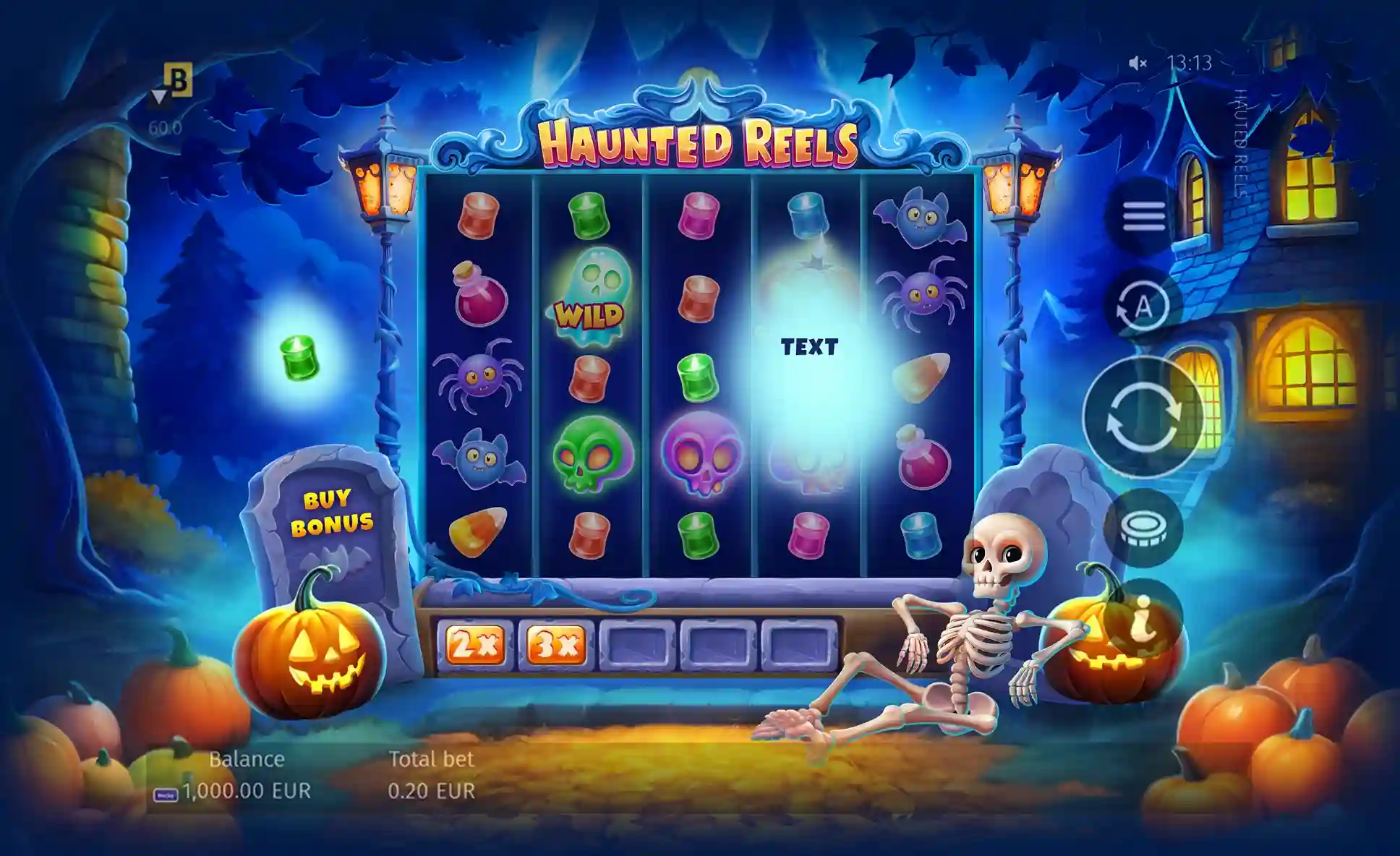 Haunted Reels oyununun ekran görüntüsü